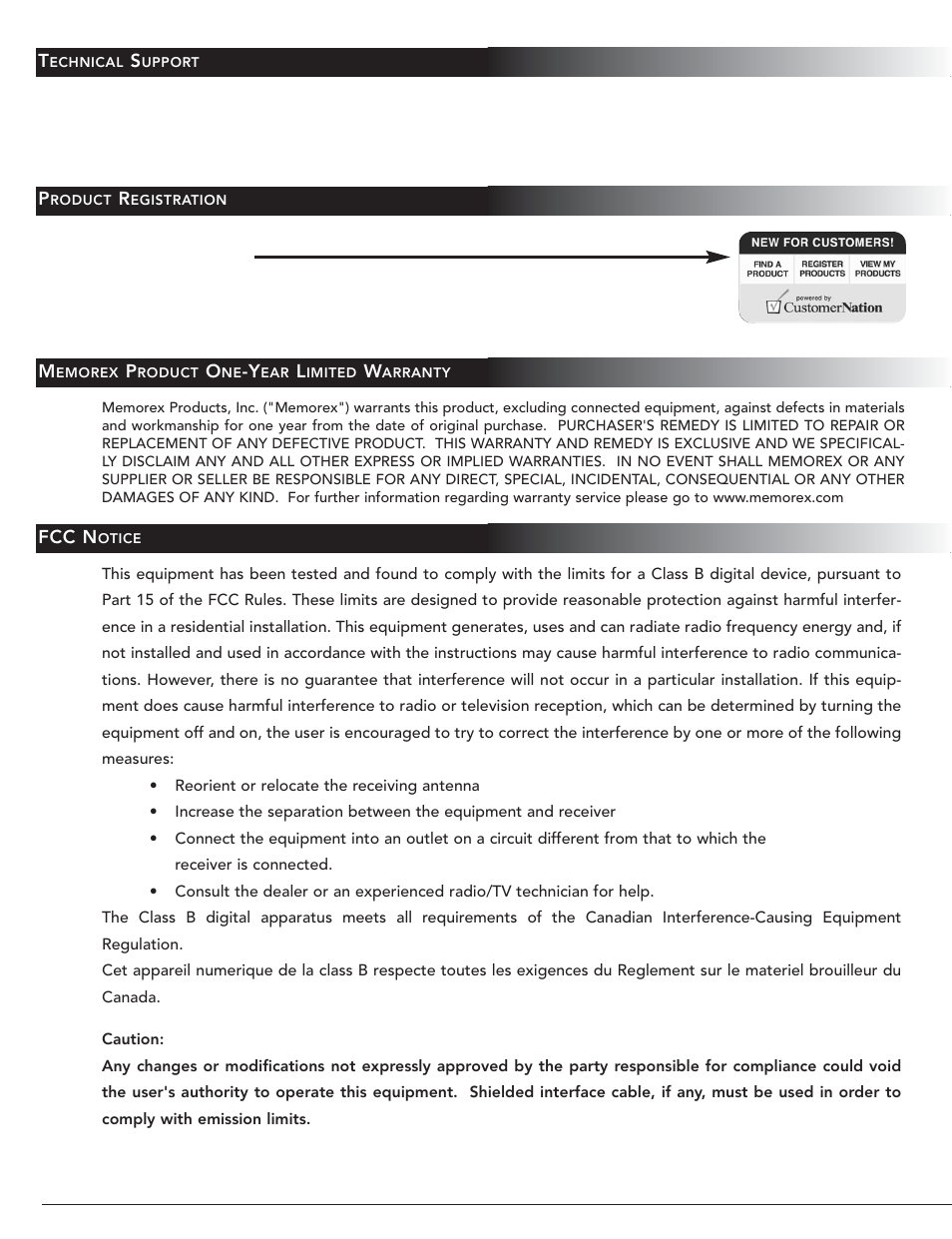 Memorex SE User Manual | Page 4 / 4