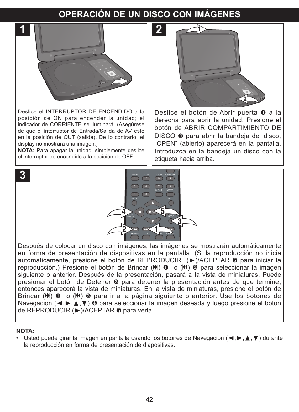 Operación de un disco con imágenes | Memorex MVDP1085 User Manual | Page 89 / 94