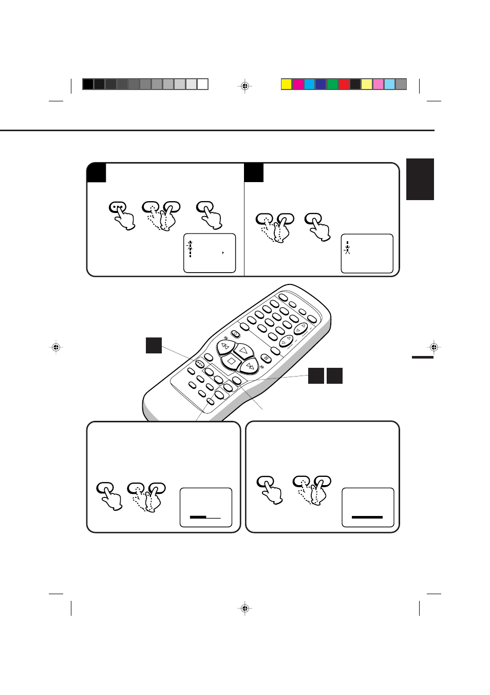 Picture control adjustments, English, Brightness contrast | Memorex MVT2195B User Manual | Page 33 / 58