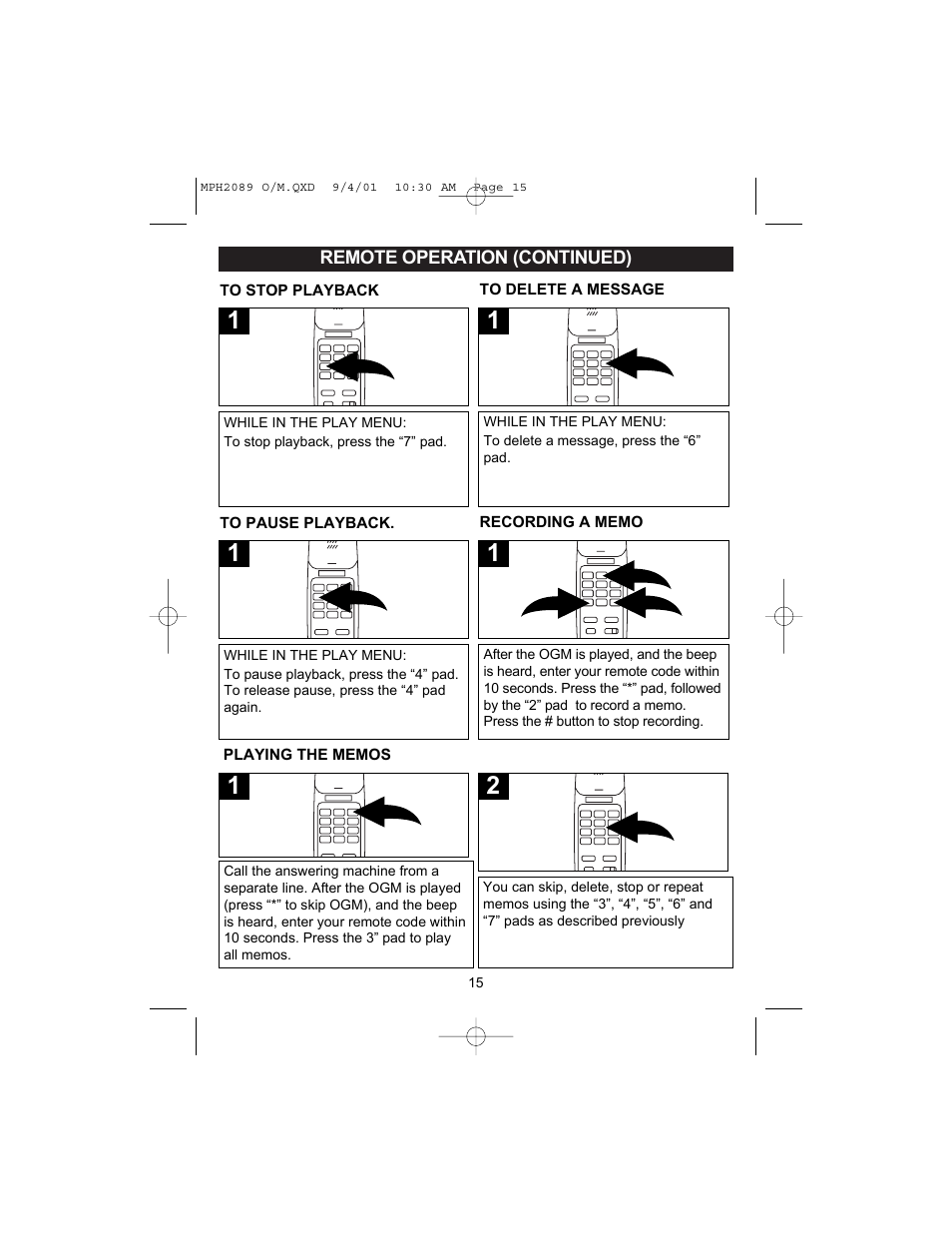 Memorex MPH2089 User Manual | Page 16 / 21