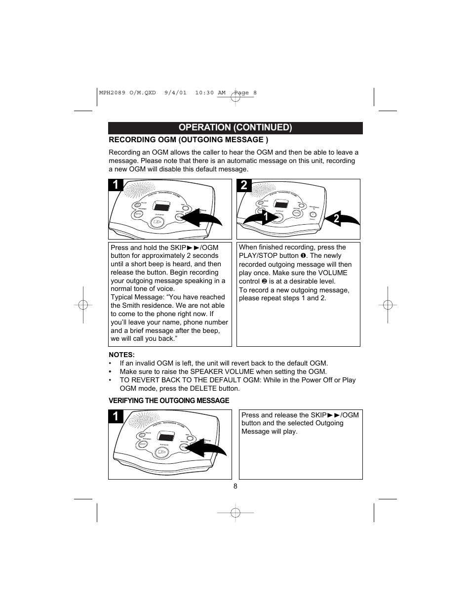 Memorex MPH2089 User Manual | Page 9 / 21