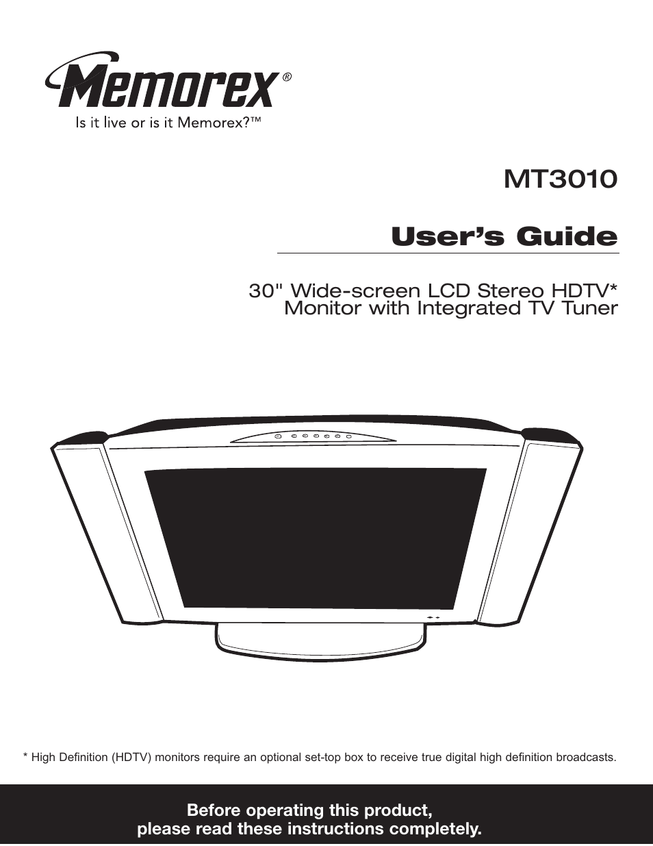 Memorex MT3010OM User Manual | 42 pages