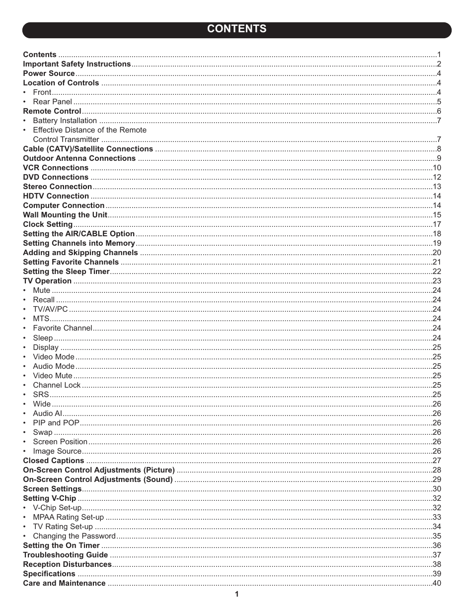 Memorex MT3010OM User Manual | Page 2 / 42