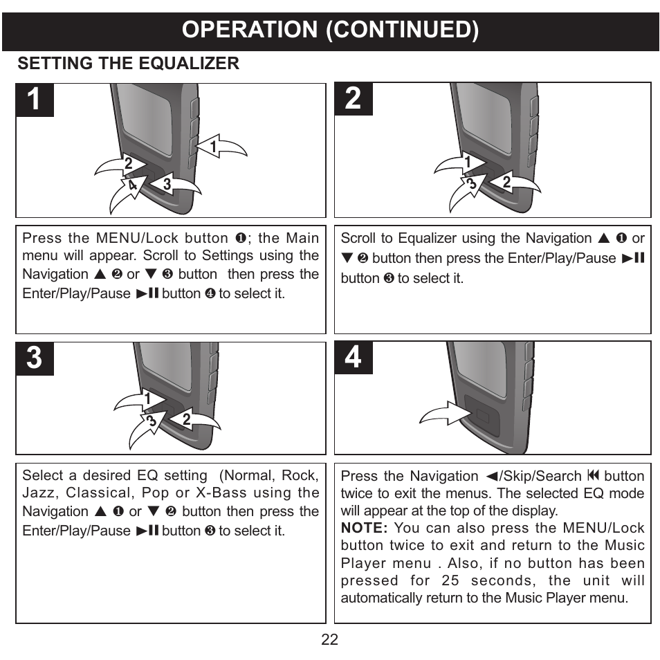 Operation (continued) | Memorex MMP8565 User Manual | Page 23 / 36