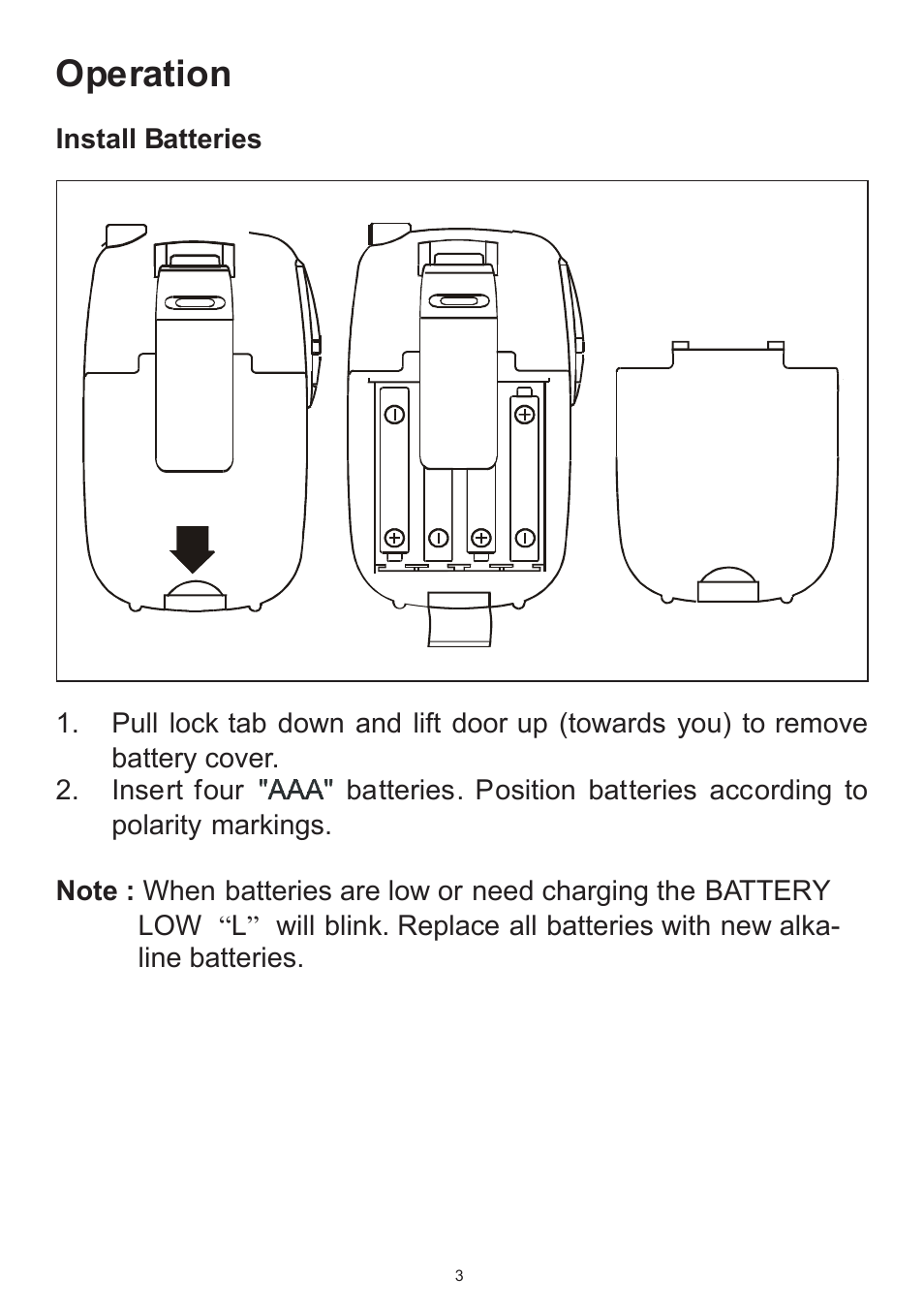 Operation | Memorex MK1700A User Manual | Page 5 / 10