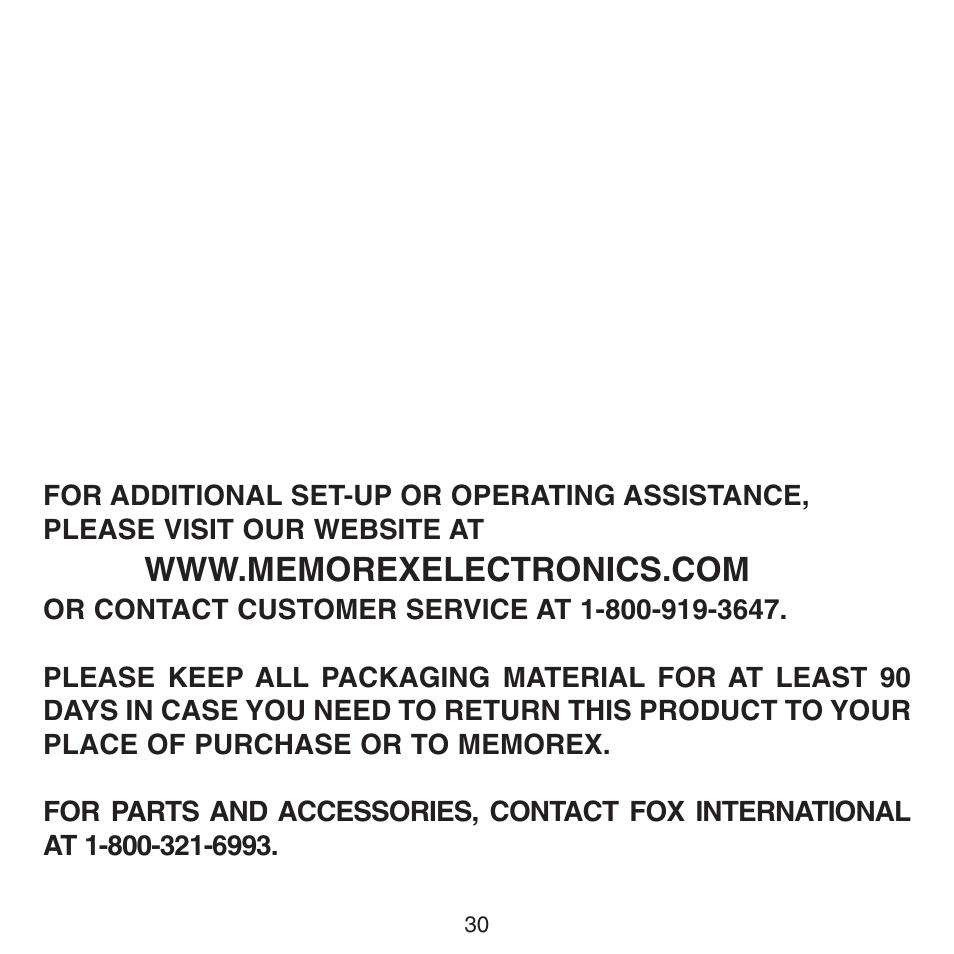 Memorex MMP8500 User Manual | Page 31 / 32