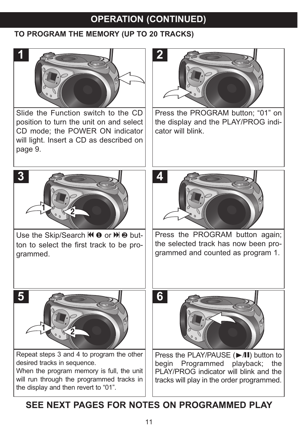 Memorex MP3115 User Manual | Page 12 / 17