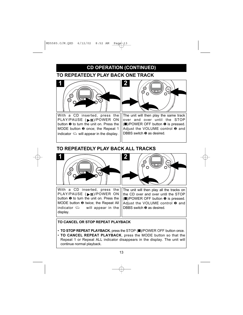 Memorex MD5585 User Manual | Page 14 / 19