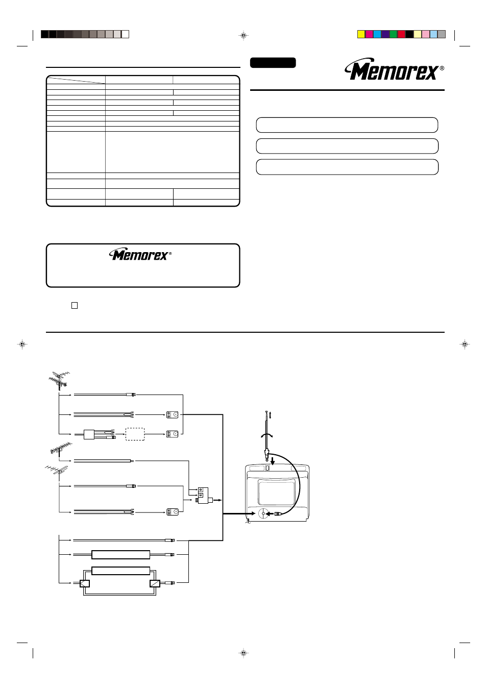 Memorex MT1192A User Manual | 4 pages