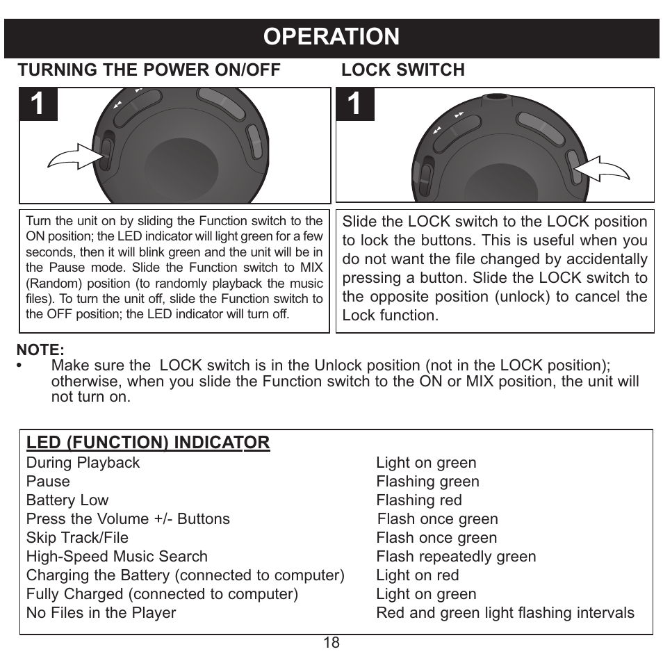 Operation | Memorex MMP8550 User Manual | Page 19 / 29