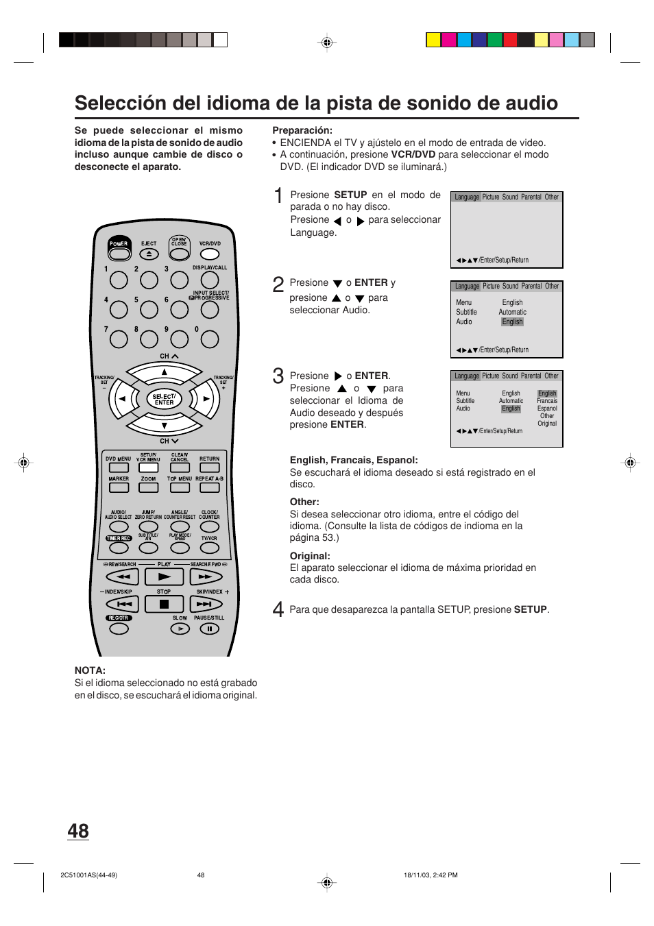 Memorex MVD4540B User Manual | Page 104 / 112
