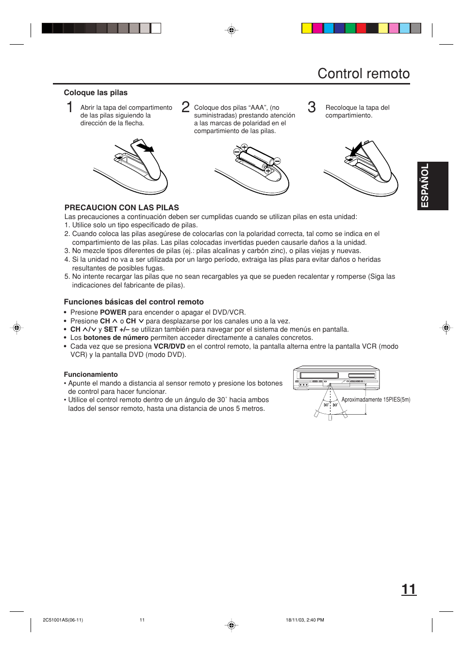 Control remoto | Memorex MVD4540B User Manual | Page 67 / 112