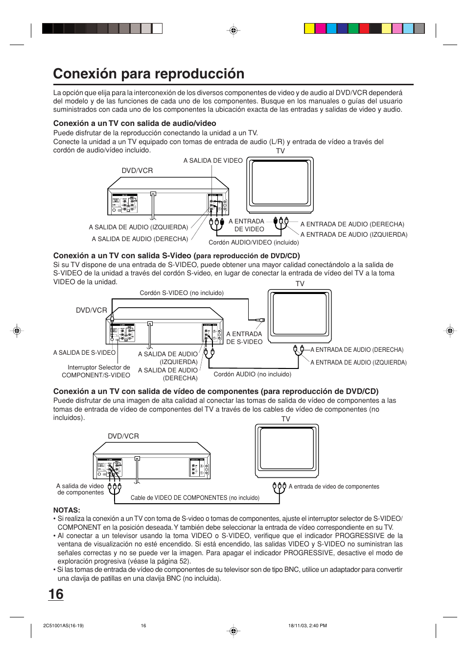 Conexión para reproducción | Memorex MVD4540B User Manual | Page 72 / 112