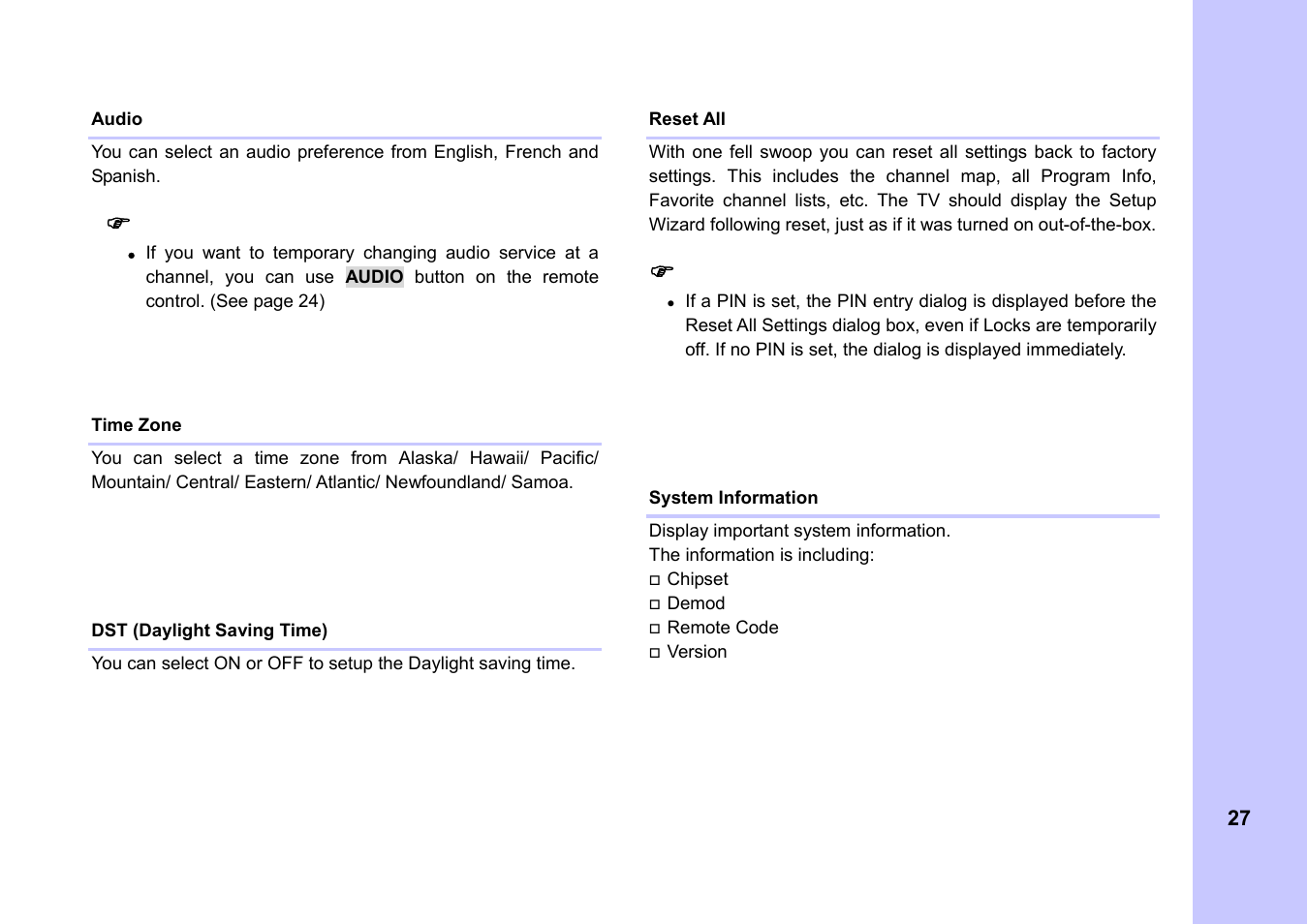 Memorex MVCB1000 User Manual | Page 27 / 39