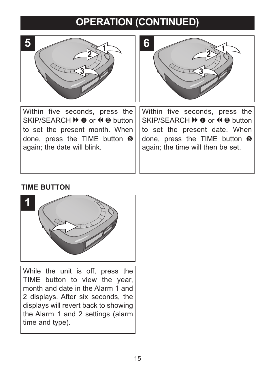 Operation (continued) | Memorex MC2864 User Manual | Page 16 / 25