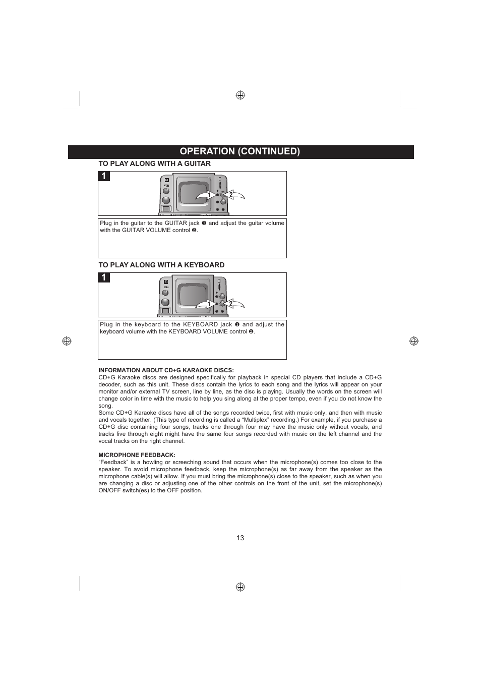 Operation (continued) | Memorex MKS8590 User Manual | Page 14 / 23