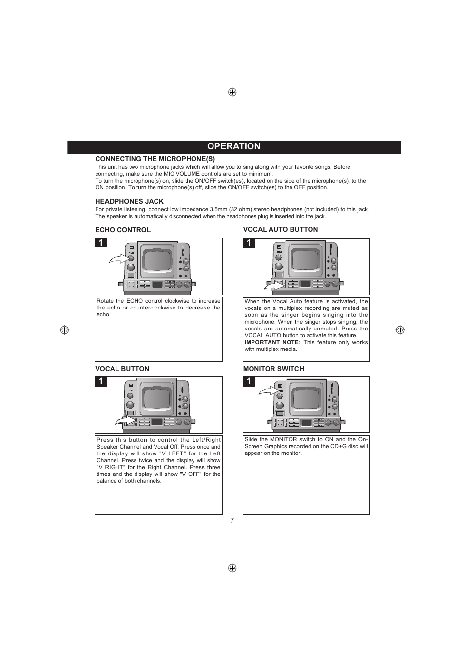 Operation | Memorex MKS8590 User Manual | Page 8 / 23