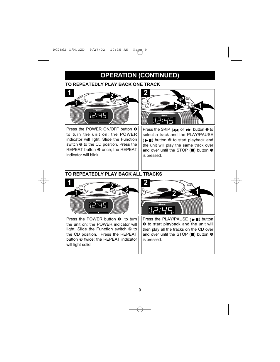 Memorex MC2862 User Manual | Page 10 / 19