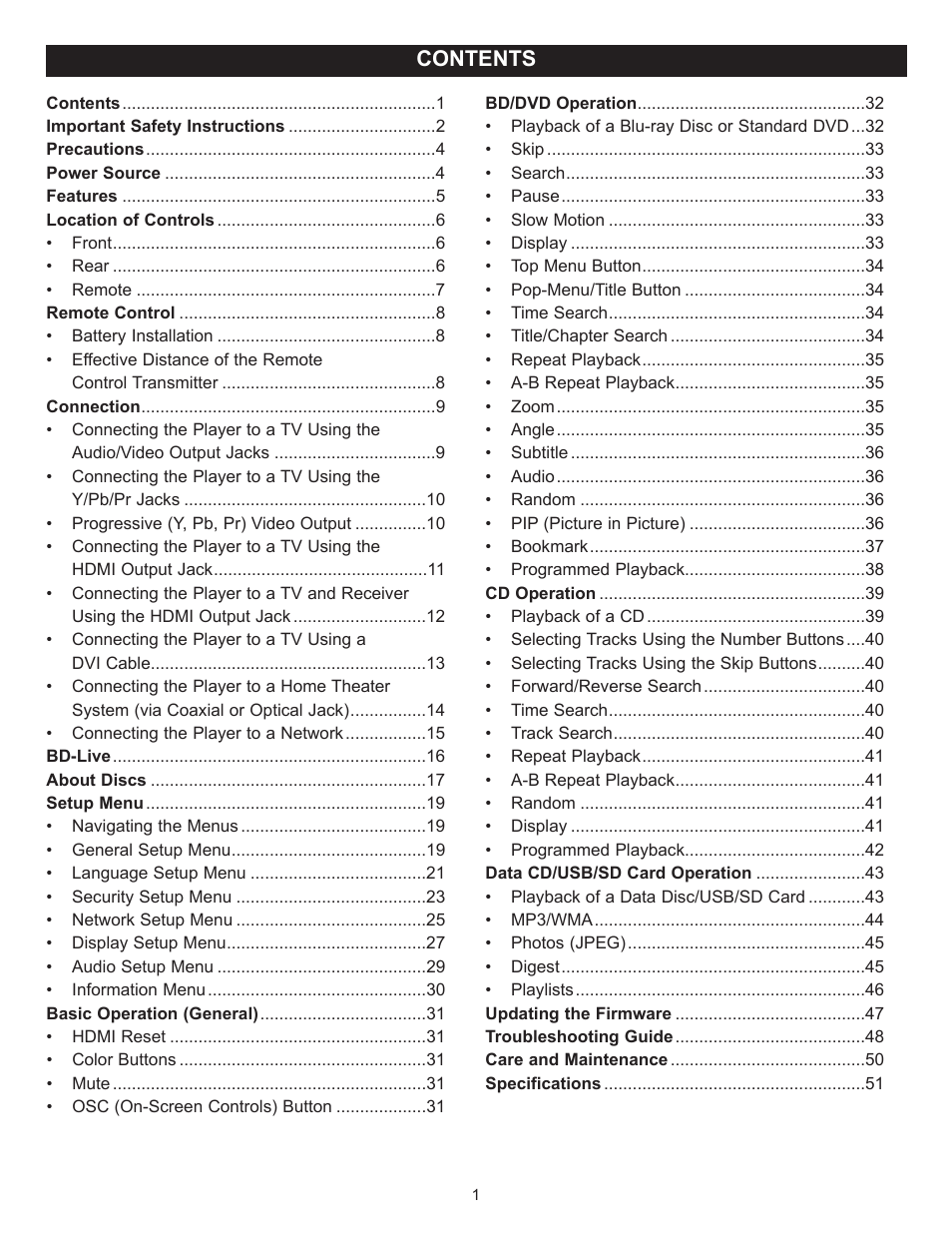 Memorex MVBD2520-R User Manual | Page 2 / 52