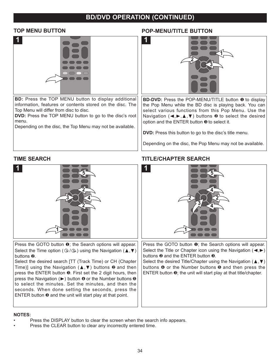 Bd/dvd operation (continued) | Memorex MVBD2520-R User Manual | Page 35 / 52