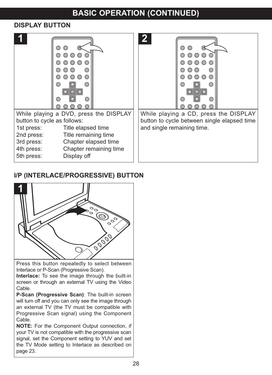 Basic operation (continued) | Memorex MVDP1083 User Manual | Page 29 / 46