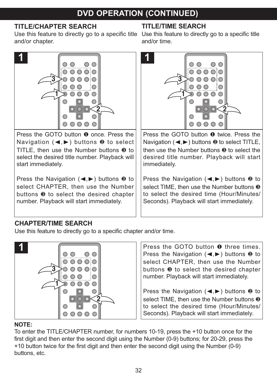 Dvd operation (continued) | Memorex MVDP1083 User Manual | Page 33 / 46