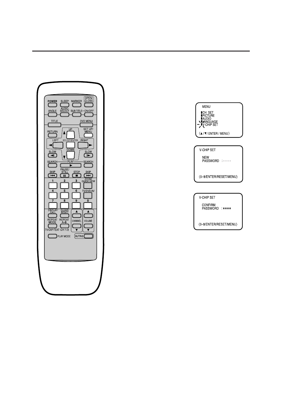 Setting the v-chip | Memorex MVD2256 User Manual | Page 20 / 52