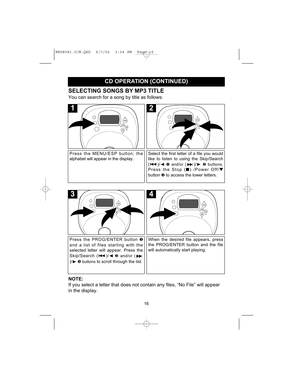 Memorex MPD8081 User Manual | Page 17 / 23