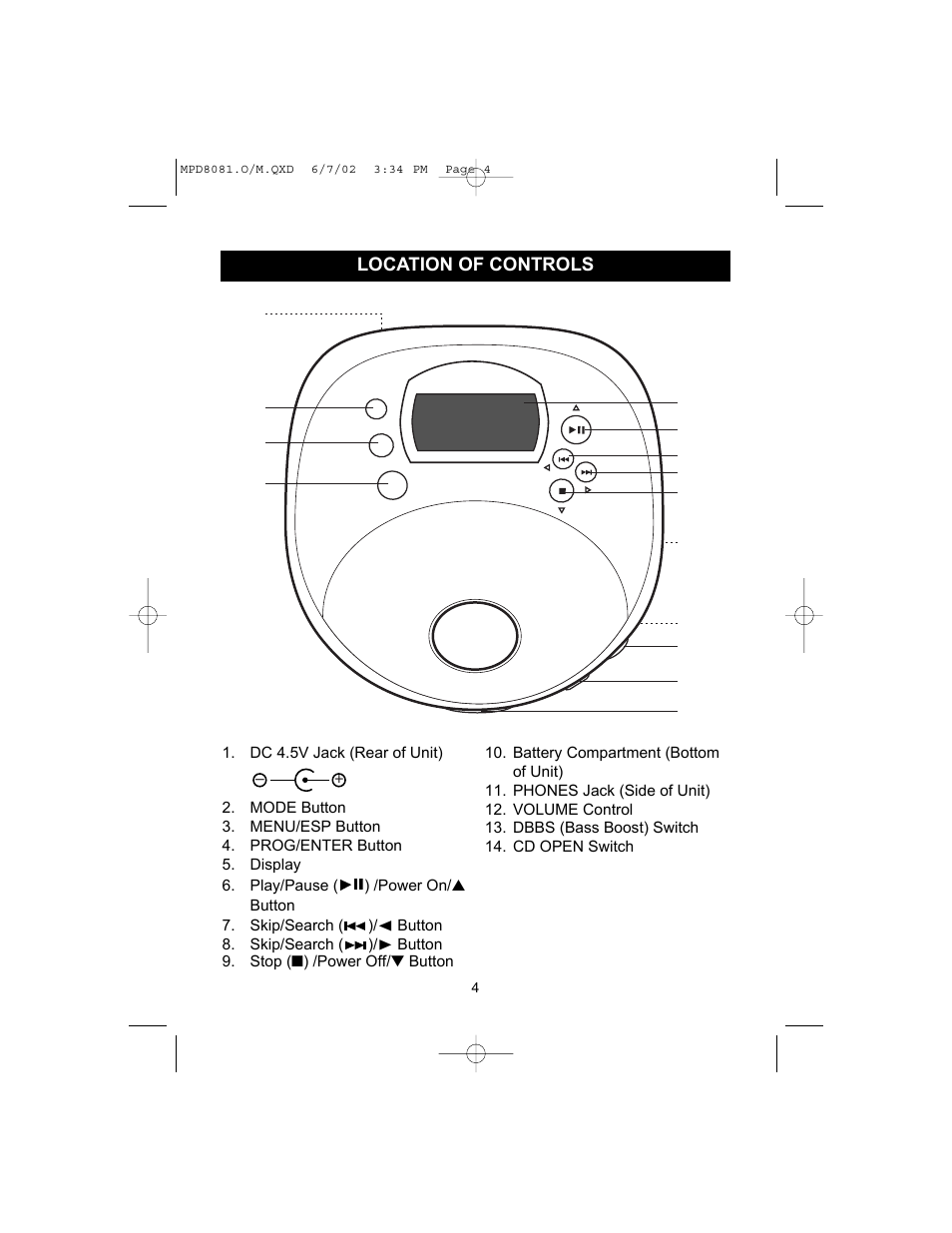 Memorex MPD8081 User Manual | Page 5 / 23