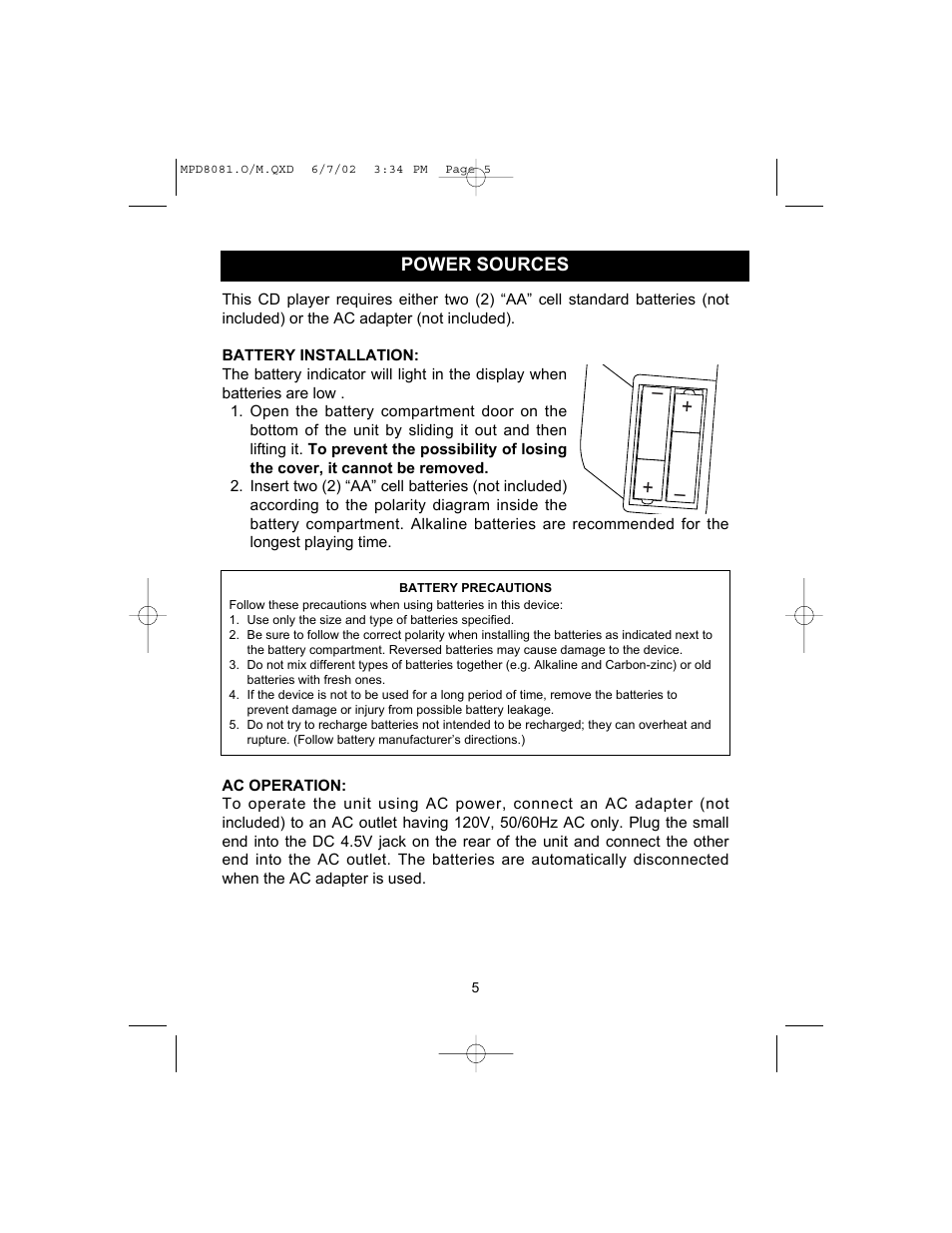 Memorex MPD8081 User Manual | Page 6 / 23