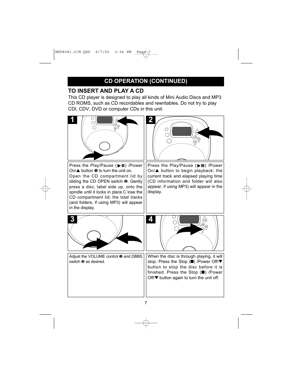 Memorex MPD8081 User Manual | Page 8 / 23