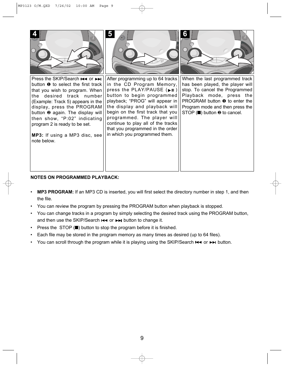 Memorex MP3123 User Manual | Page 10 / 16