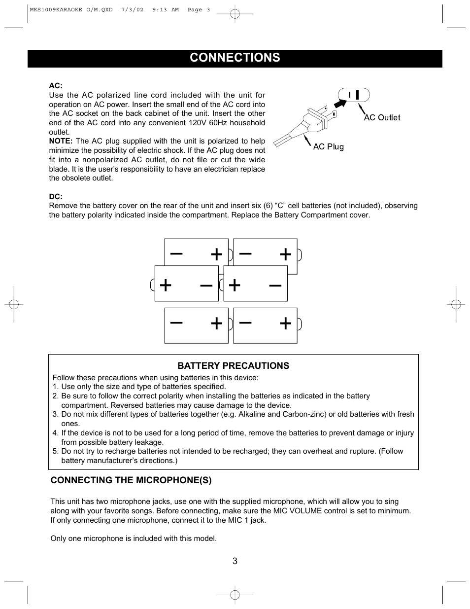 Р + р + р + р + р + р | Memorex MKS1009 User Manual | Page 4 / 10