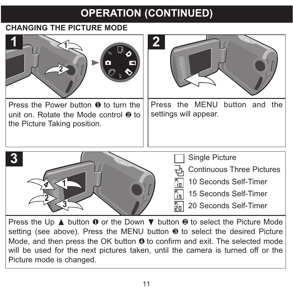 Operation (continued) | Memorex MCC215 User Manual | Page 12 / 48