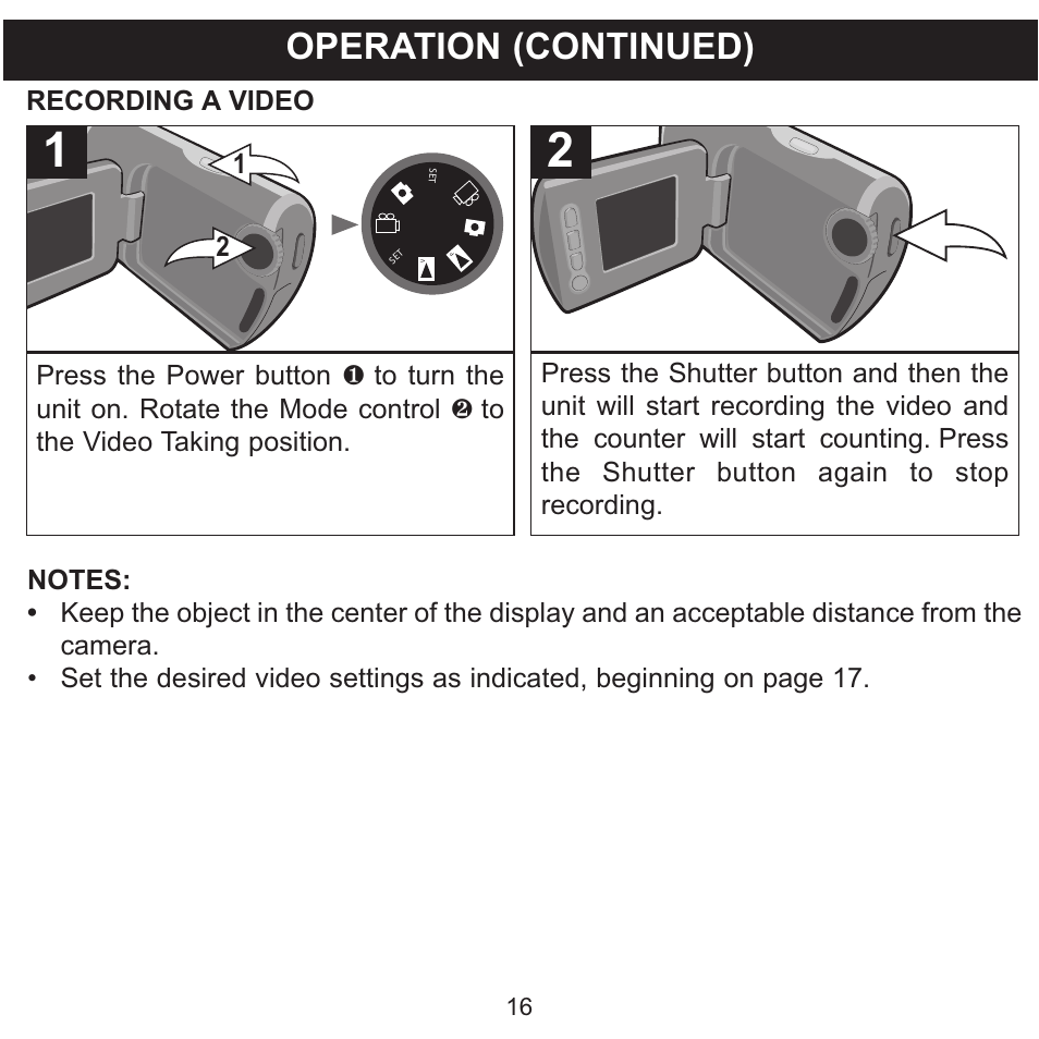 Operation (continued) | Memorex MCC215 User Manual | Page 17 / 48