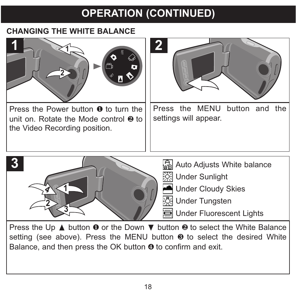 Operation (continued) | Memorex MCC215 User Manual | Page 19 / 48