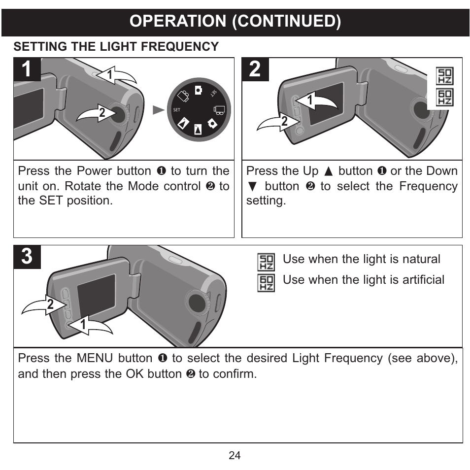 Operation (continued) | Memorex MCC215 User Manual | Page 25 / 48