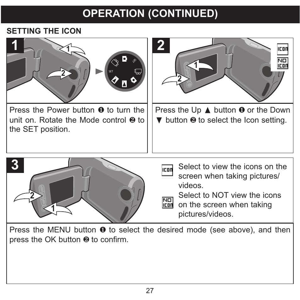 Operation (continued) | Memorex MCC215 User Manual | Page 28 / 48