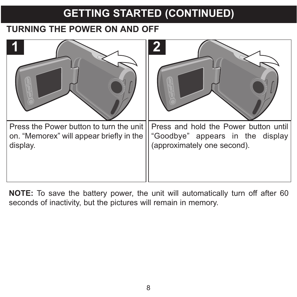 Getting started (continued) | Memorex MCC215 User Manual | Page 9 / 48