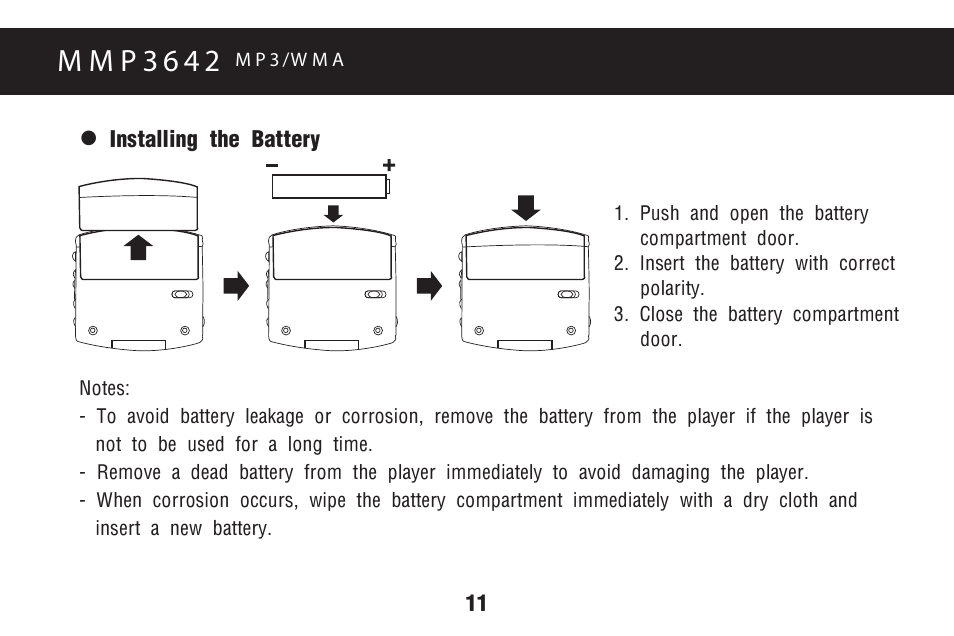M m p 3 6 4 2 | Memorex MMP3642 User Manual | Page 14 / 25