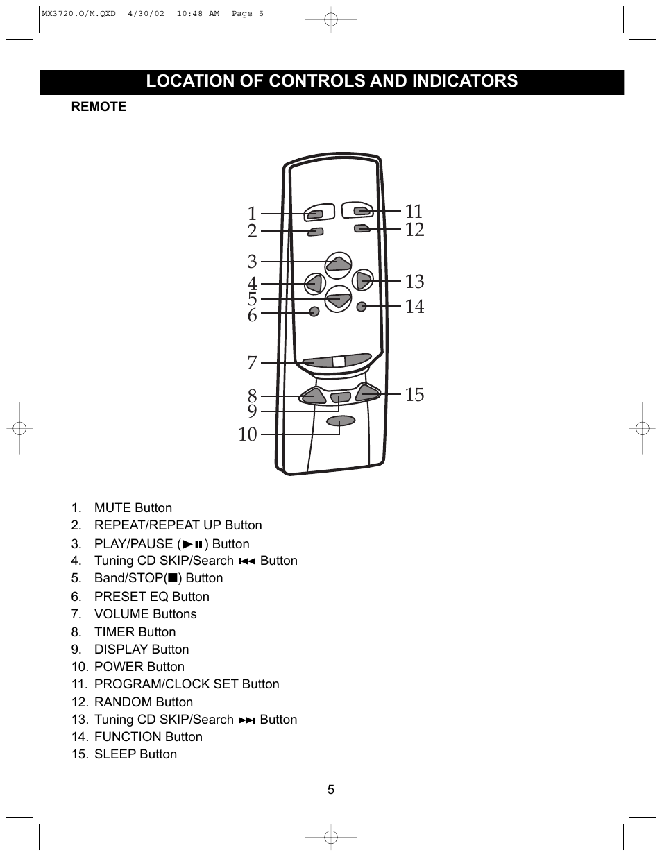 Memorex MX3720 User Manual | Page 6 / 21