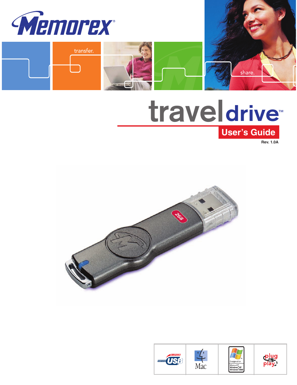 Memorex TravelDrive Travel Drive User Manual | 10 pages