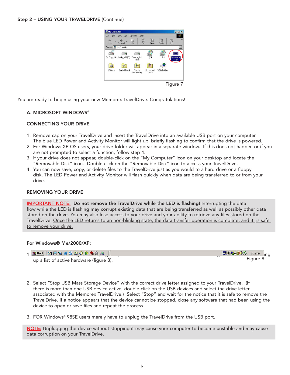 Memorex TravelDrive Travel Drive User Manual | Page 6 / 10