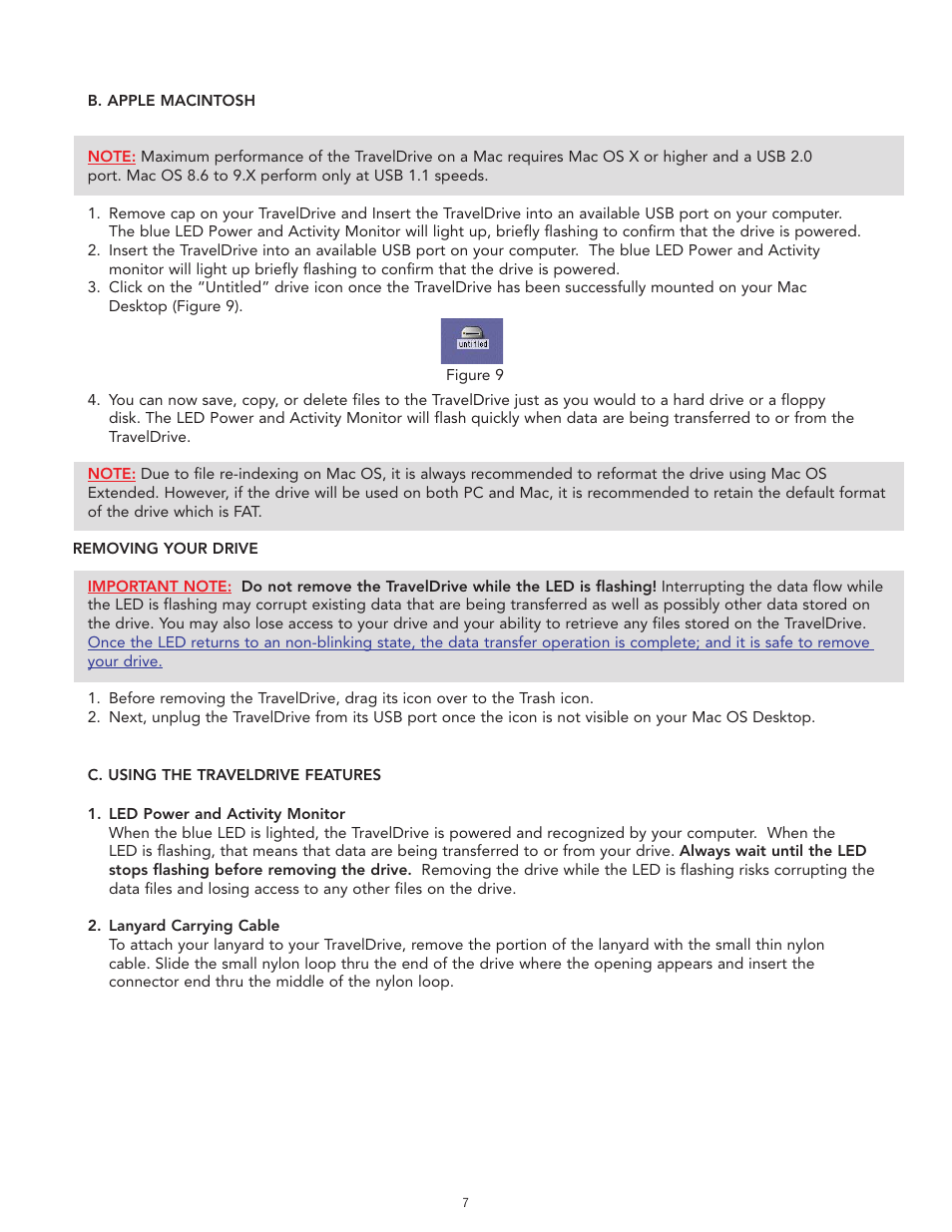 Memorex TravelDrive Travel Drive User Manual | Page 7 / 10