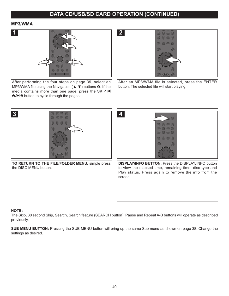 Memorex MVBD2520 User Manual | Page 41 / 47