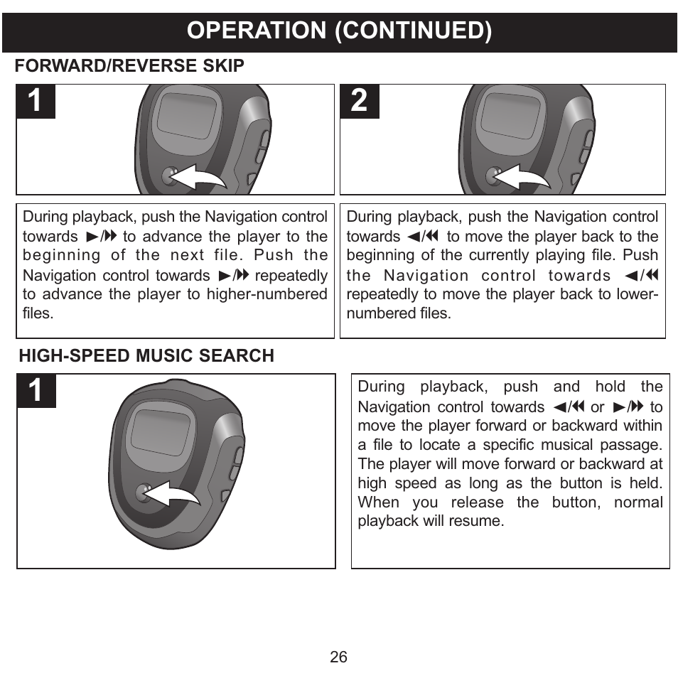 Operation (continued) | Memorex 8564 User Manual | Page 27 / 42