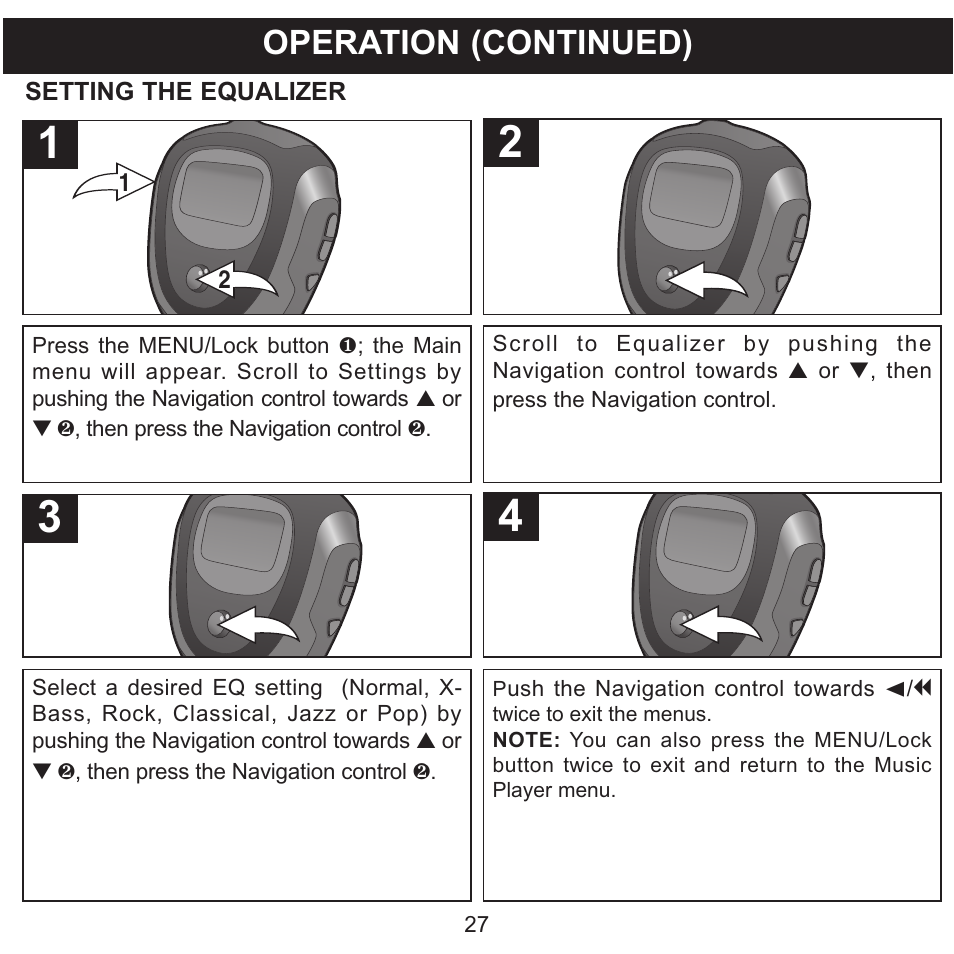 Operation (continued) | Memorex 8564 User Manual | Page 28 / 42