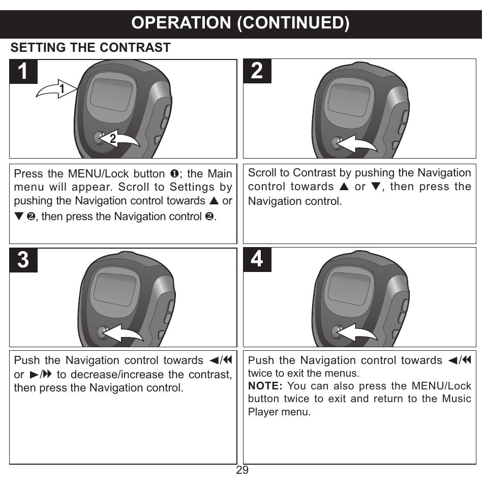 Operation (continued) | Memorex 8564 User Manual | Page 30 / 42