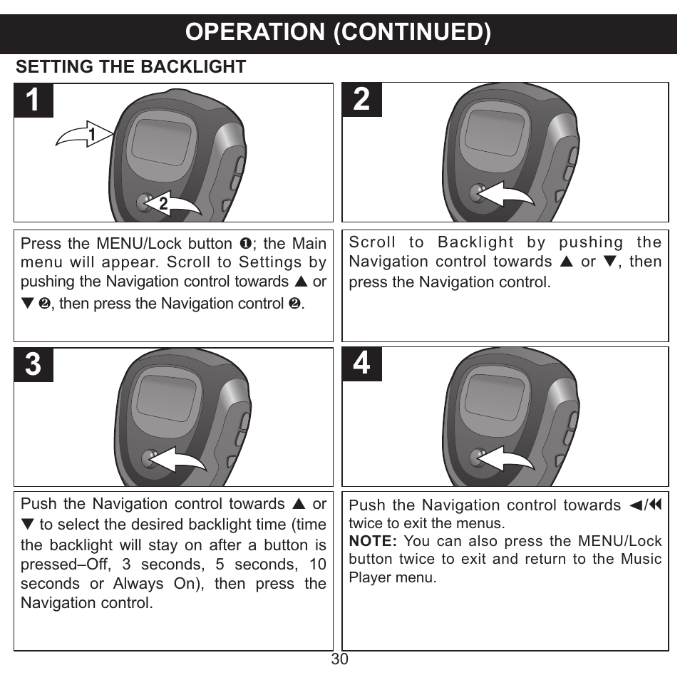 Operation (continued) | Memorex 8564 User Manual | Page 31 / 42