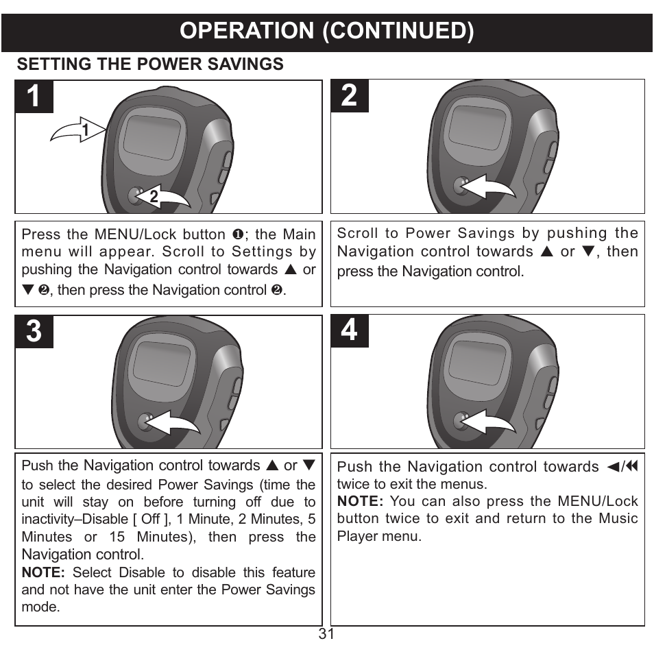 Operation (continued) | Memorex 8564 User Manual | Page 32 / 42